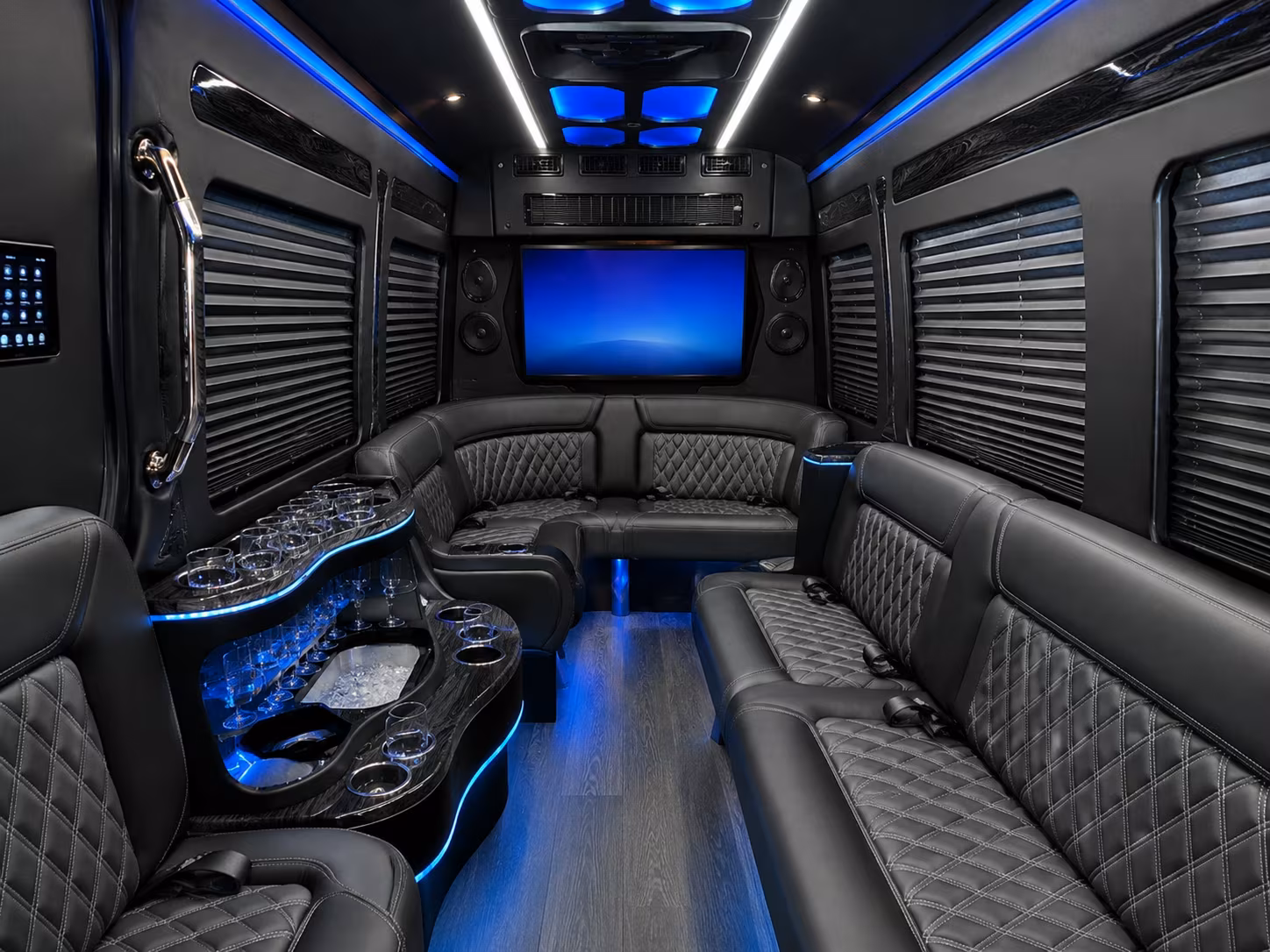 bridal party sprinter vans and party buses for your san marcos wedding