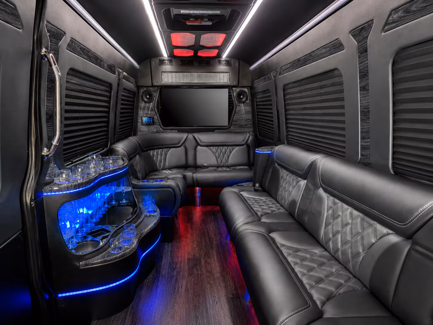 san marcos 30 passenger party bus interior
