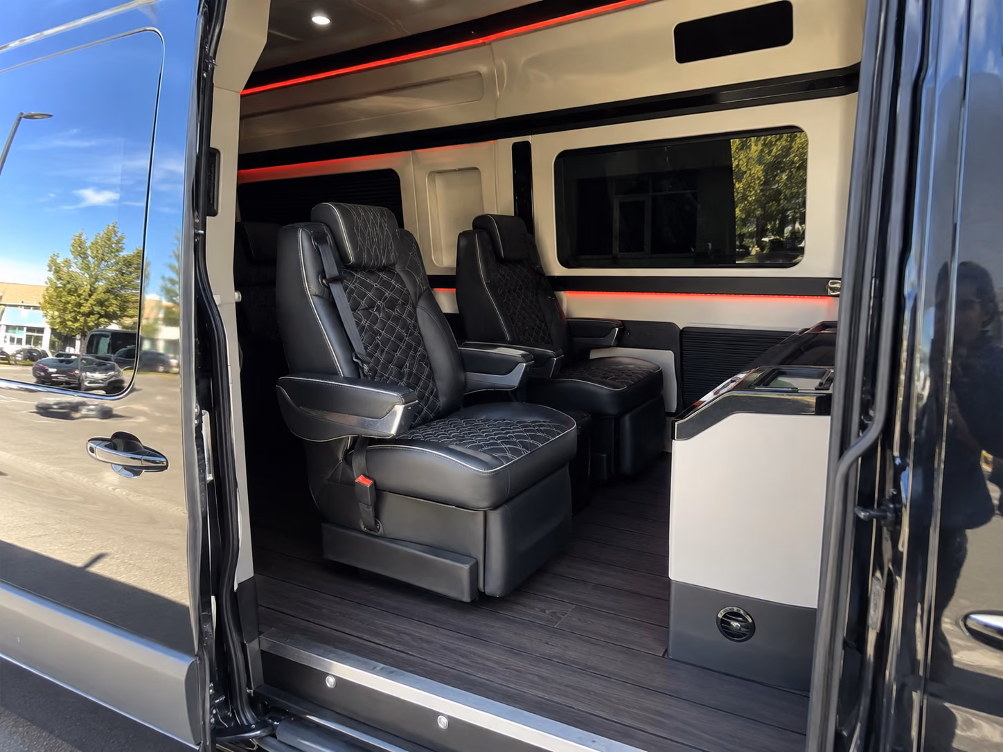 san marcos private event transportation onboard seating
